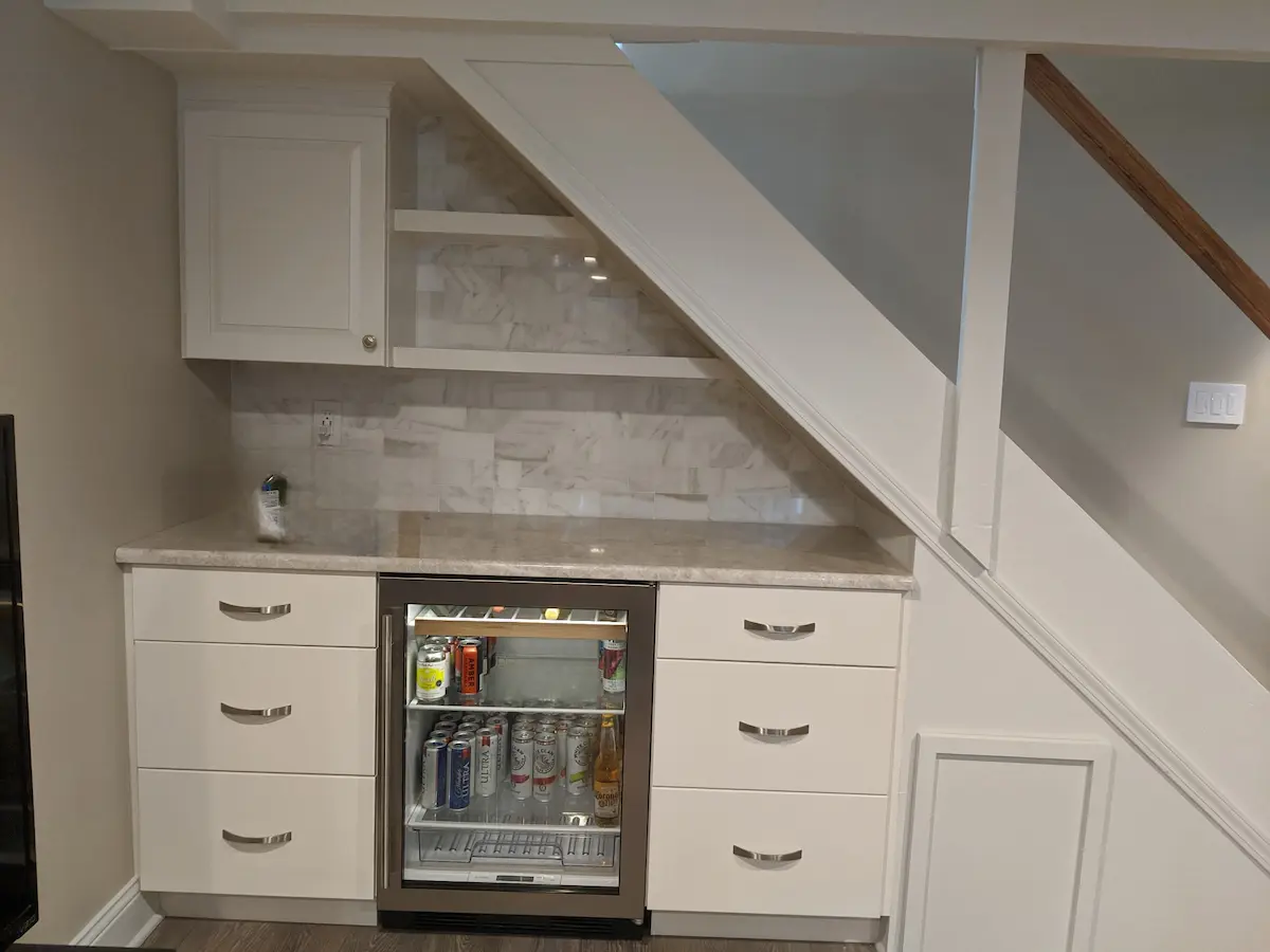 under stair bar